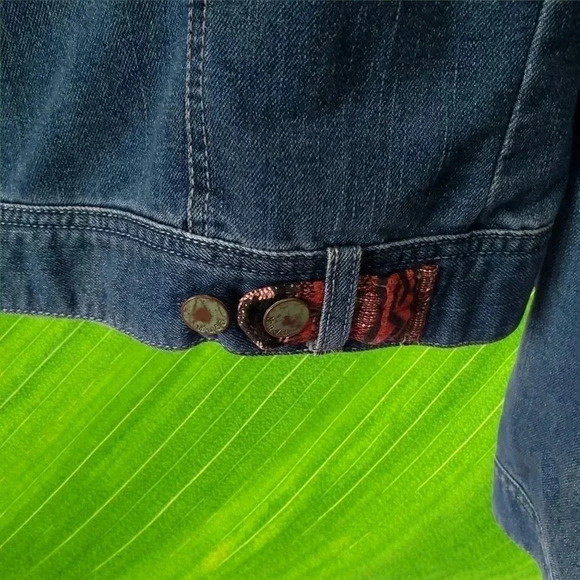 Mudd denim jean jacket size M blue color - Picture 6 of 10
